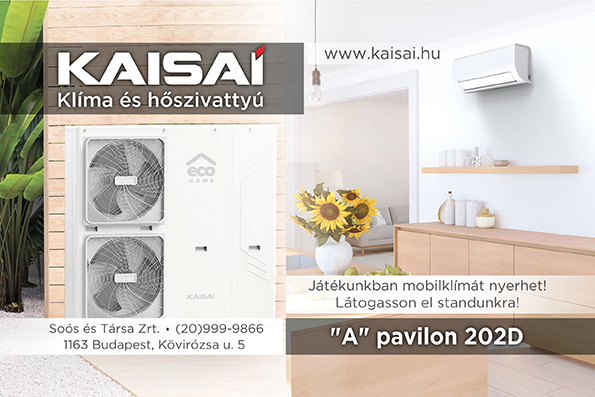 Kaisai One+ légkondicionálók, hőszivattyúk, valamint hővisszanyerő szellőztető és napelemes rendszerek forgalmazása