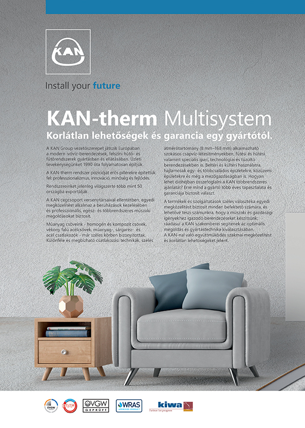 KAN-therm Hungary Kft. - Felületfűtési megoldások: padló, fali és kültéri rendszerek 2021