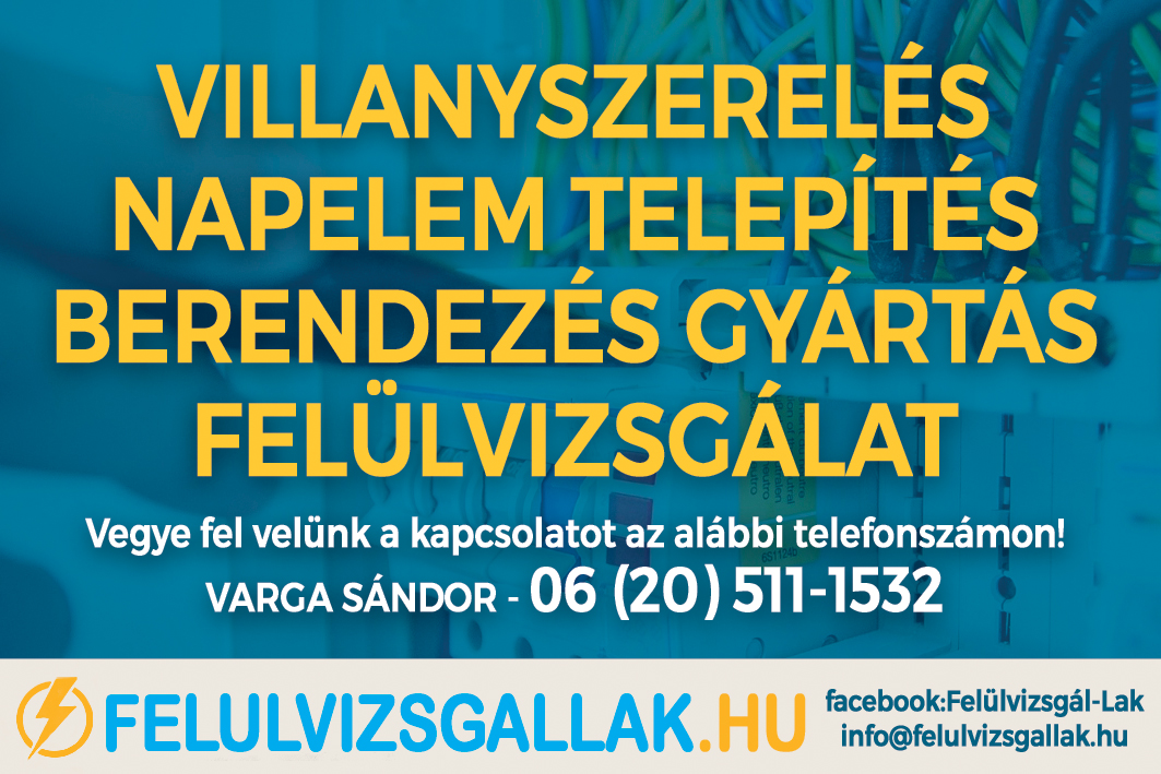 Felülvizsgál-Lak Kft., Napelem szerelés, villanyszerelés, érintésvédelem
